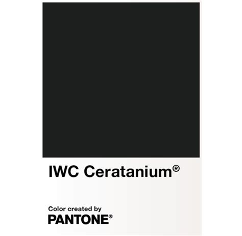 iwc pantone|iwc ceratanium color chart.